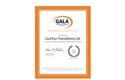 Member of the Globalization & Localization Association